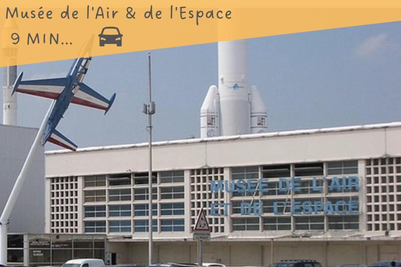 L'Eugene - 10Min Du Rer B Le Bourget, Parking, Wifi Lägenhet Drancy Exteriör bild
